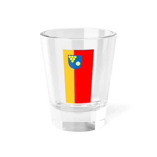 Flag of Rosoman Municipality (North Macedonia) Shot Glass 1.5oz 1.5oz - Go Mug Yourself