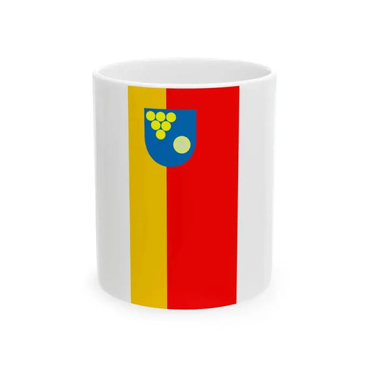 Flag of Rosoman Municipality (North Macedonia) White Coffee Mug 11oz - Go Mug Yourself