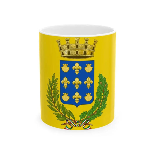 Flag of Rossano (Italy) White Coffee Mug 11oz - Go Mug Yourself