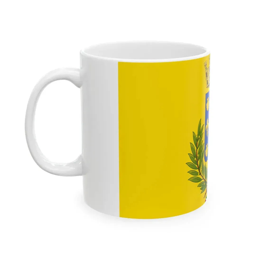 Flag of Rossano (Italy) White Coffee Mug - Go Mug Yourself