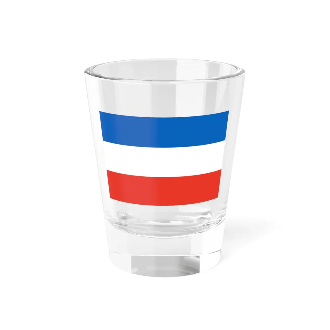 Flag of Rostock 1418-1750 (Germany) Shot Glass 1.5oz 1.5oz - Go Mug Yourself