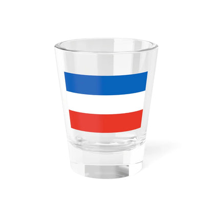 Flag of Rostock 1418-1750 (Germany) Shot Glass 1.5oz 1.5oz - Go Mug Yourself