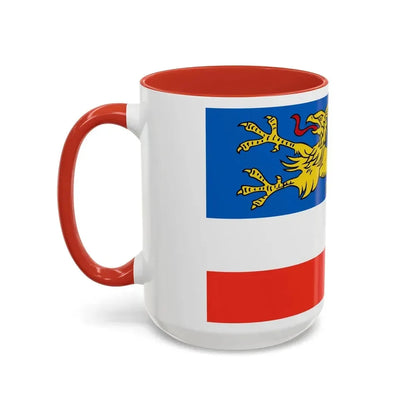 Flag of Rostock 2 Germany - Accent Coffee Mug - Go Mug Yourself