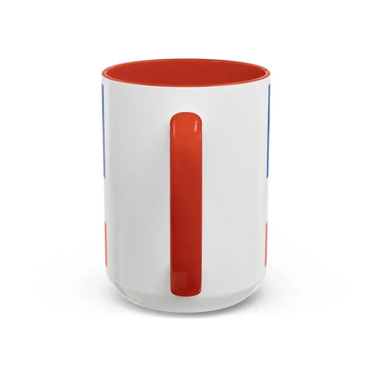Flag of Rostock 2 Germany - Accent Coffee Mug - Go Mug Yourself