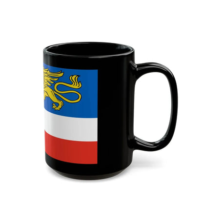 Flag of Rostock 2 Germany - Black Coffee Mug-Go Mug Yourself