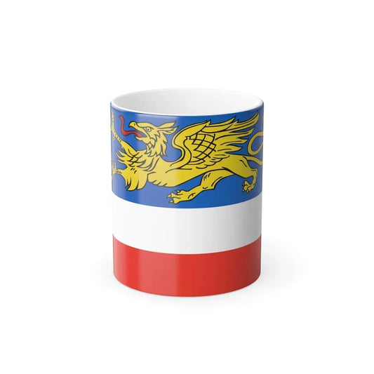 Flag of Rostock 2 Germany - Color Changing Coffee Mug 11oz - Go Mug Yourself