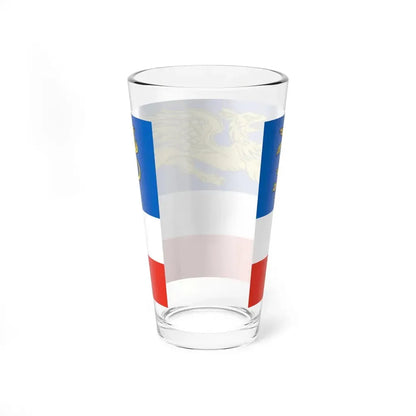 Flag of Rostock 2 Germany - Pint Glass 16oz - Go Mug Yourself