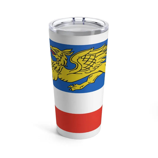 Flag of Rostock 2 Germany - Tumbler 20oz 20oz - Go Mug Yourself