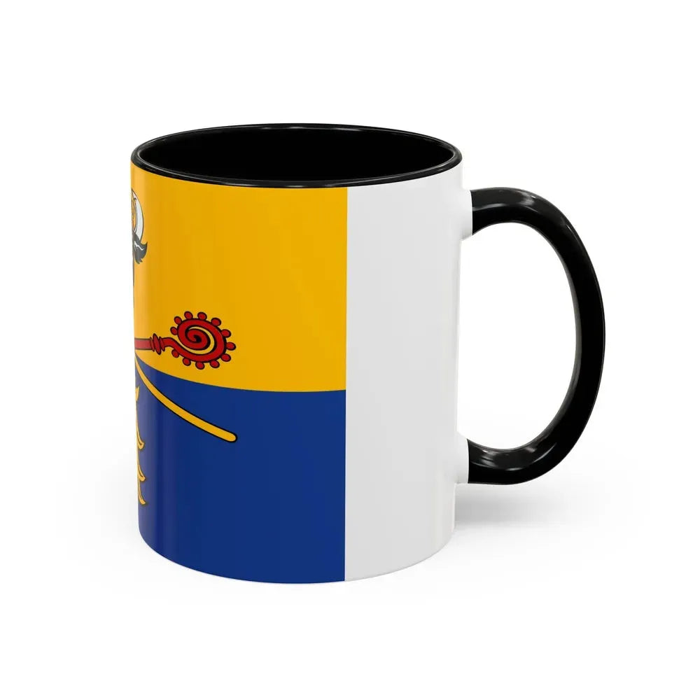 Flag of Rostock Germany - Accent Coffee Mug - Go Mug Yourself