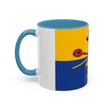 Flag of Rostock Germany - Accent Coffee Mug - Go Mug Yourself