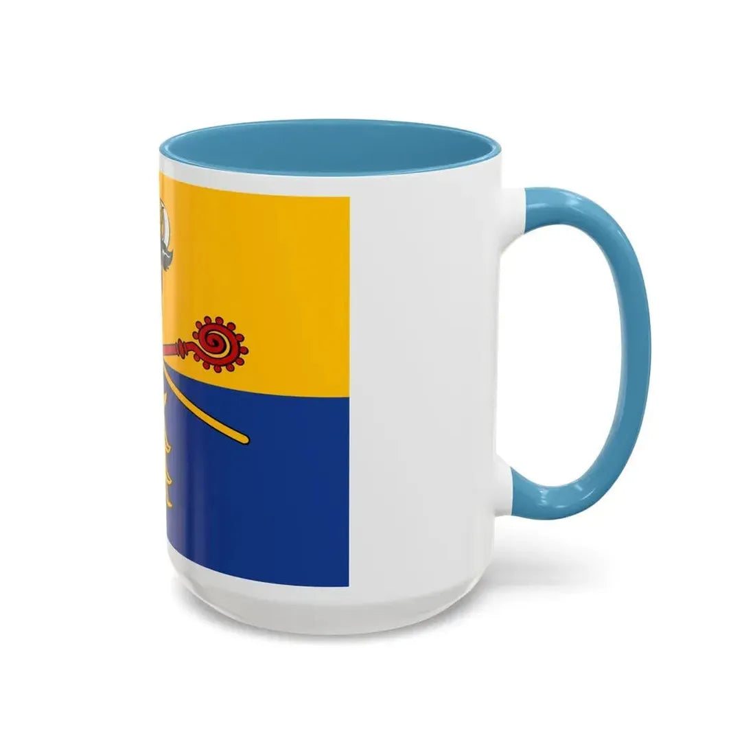 Flag of Rostock Germany - Accent Coffee Mug - Go Mug Yourself