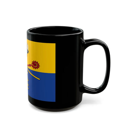 Flag of Rostock Germany - Black Coffee Mug-Go Mug Yourself