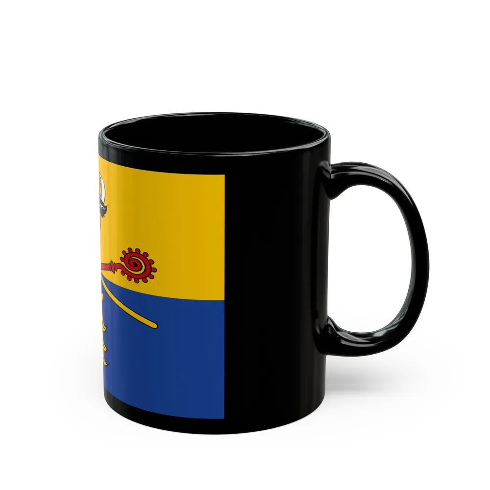 Flag of Rostock Germany - Black Coffee Mug-Go Mug Yourself