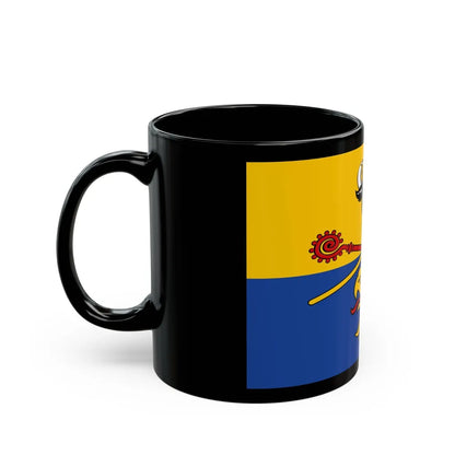 Flag of Rostock Germany - Black Coffee Mug-Go Mug Yourself