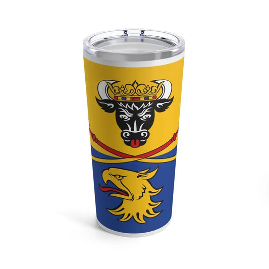 Flag of Rostock Germany - Tumbler 20oz 20oz - Go Mug Yourself