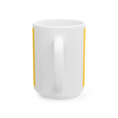 Flag of Rostock reported 1737 (Germany) White Coffee Mug - Go Mug Yourself