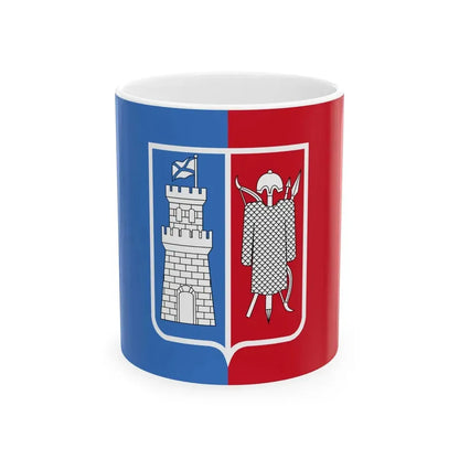 Flag of Rostov na Donu Russia - White Coffee Mug 11oz - Go Mug Yourself