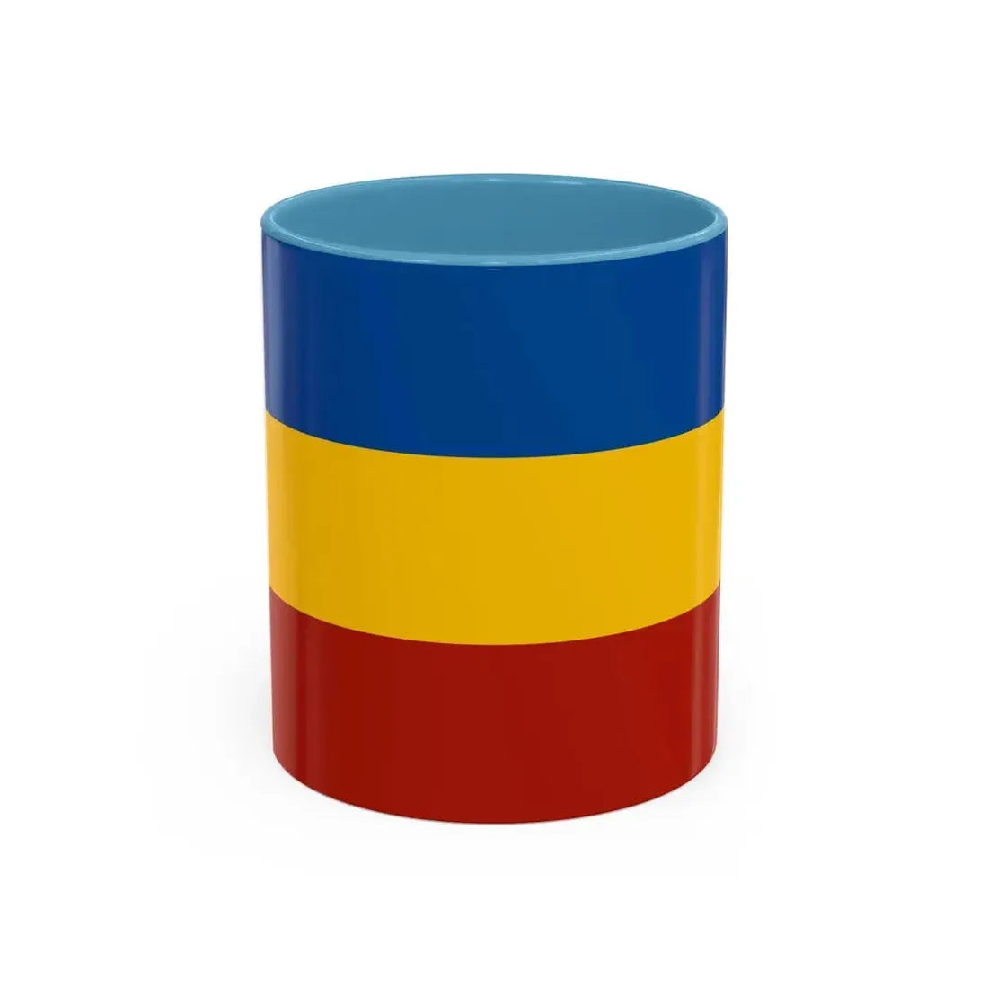 Flag of Rostov Oblast Russia - Accent Coffee Mug 11oz Light Blue - Go Mug Yourself