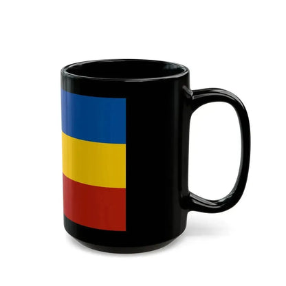 Flag of Rostov Oblast Russia - Black Coffee Mug - Go Mug Yourself