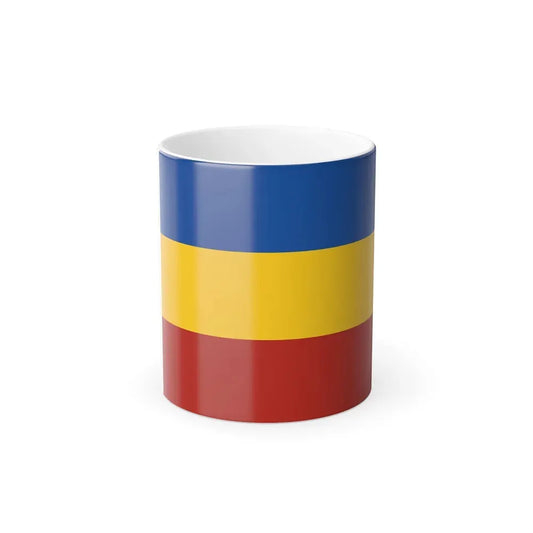 Flag of Rostov Oblast Russia - Color Changing Coffee Mug 11oz - Go Mug Yourself