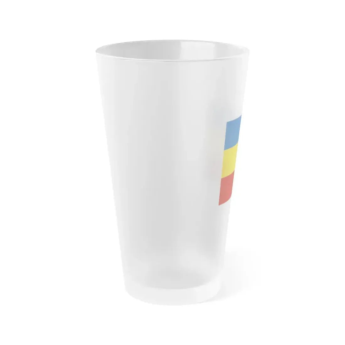 Flag of Rostov Oblast Russia - Frosted Pint Glass 16oz - Go Mug Yourself