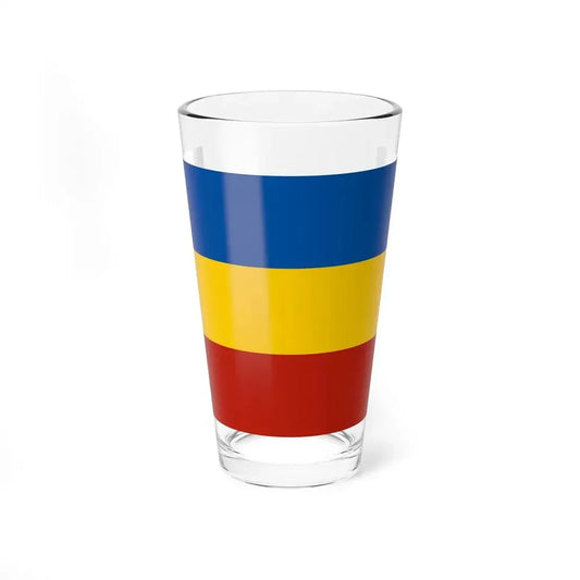 Flag of Rostov Oblast Russia - Pint Glass 16oz 16oz - Go Mug Yourself