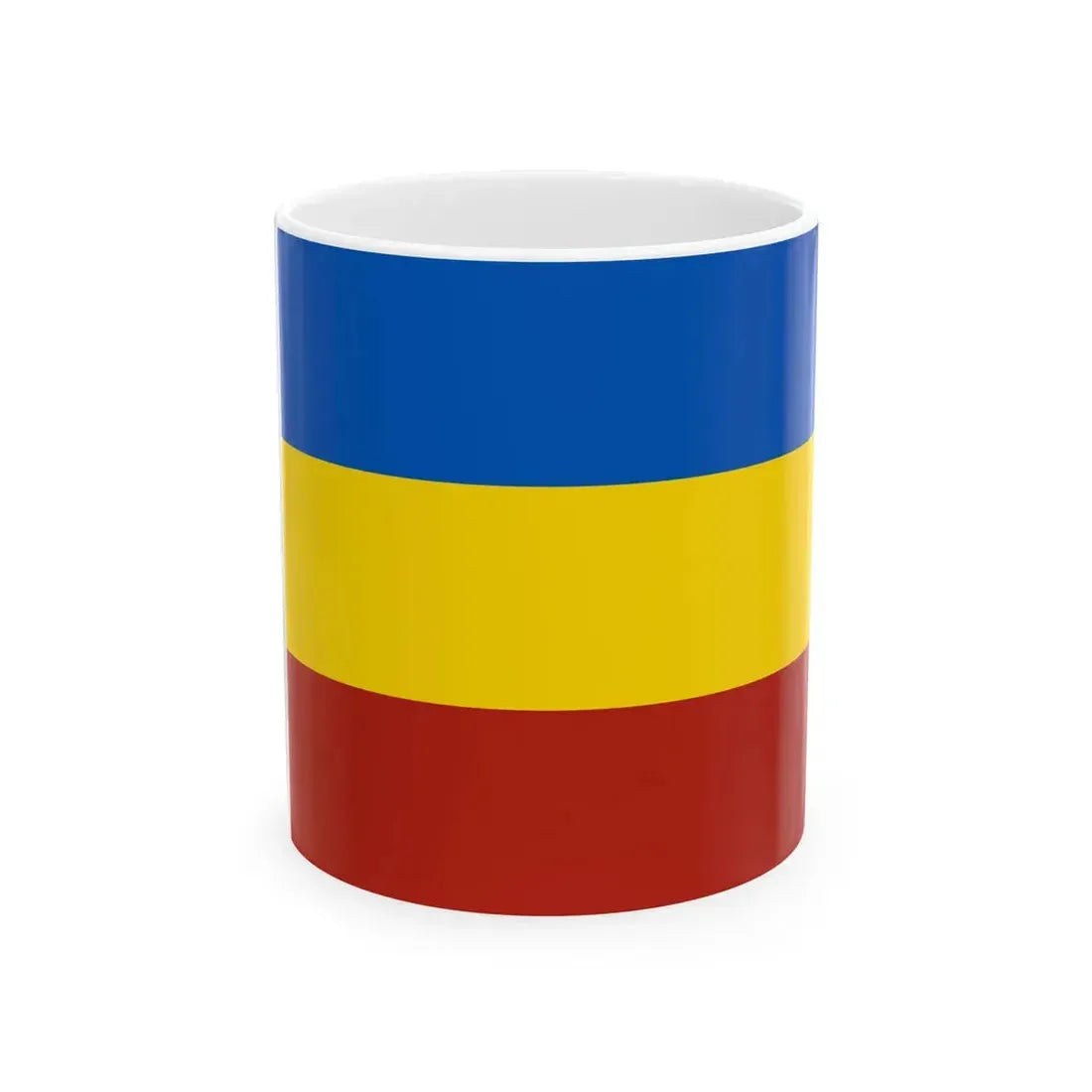 Flag of Rostov Oblast (Russia) White Coffee Mug 11oz - Go Mug Yourself