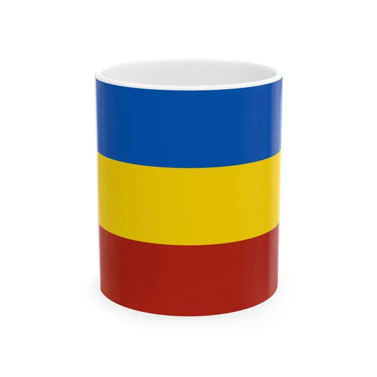 Flag of Rostov Oblast (Russia) White Coffee Mug 11oz - Go Mug Yourself