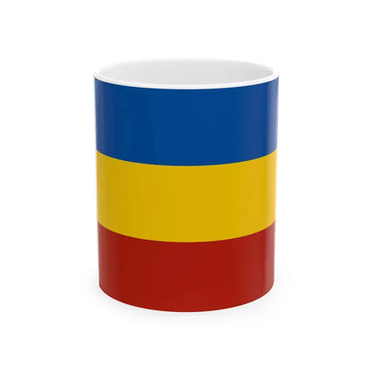 Flag of Rostov Oblast Russia - White Coffee Mug 11oz - Go Mug Yourself