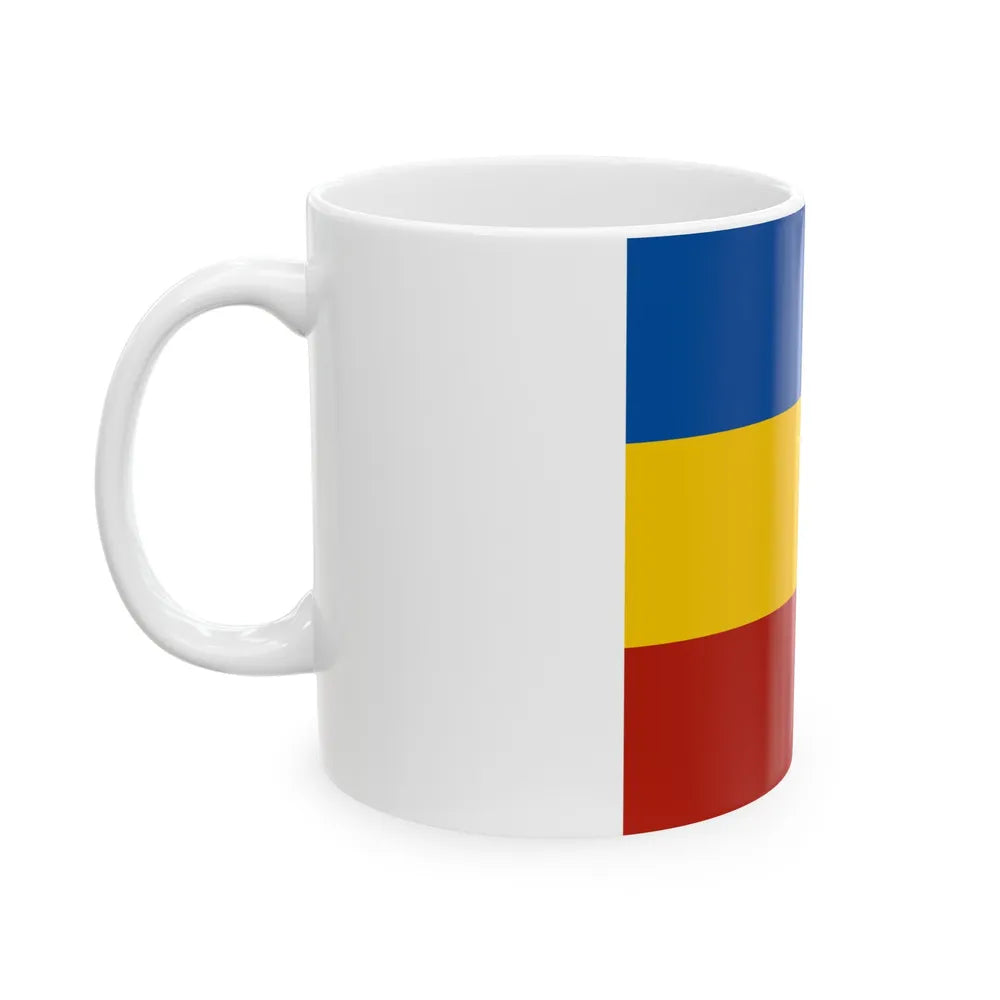 Flag of Rostov Oblast Russia - White Coffee Mug-Go Mug Yourself