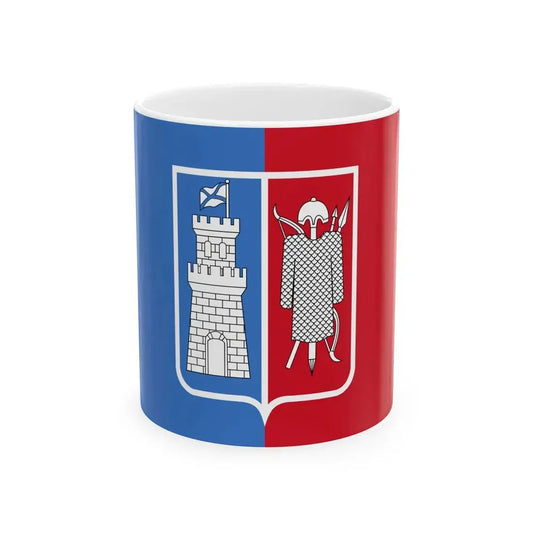 Flag of Rostov on Don Russia - White Coffee Mug 11oz - Go Mug Yourself