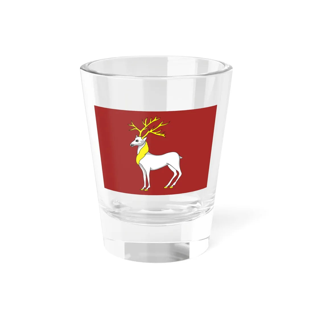 Flag of Rostov (Russia) Shot Glass 1.5oz 1.5oz - Go Mug Yourself