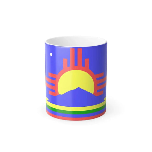 Flag of Roswell, New Mexico - Color Changing Coffee Mug 11oz - Go Mug Yourself