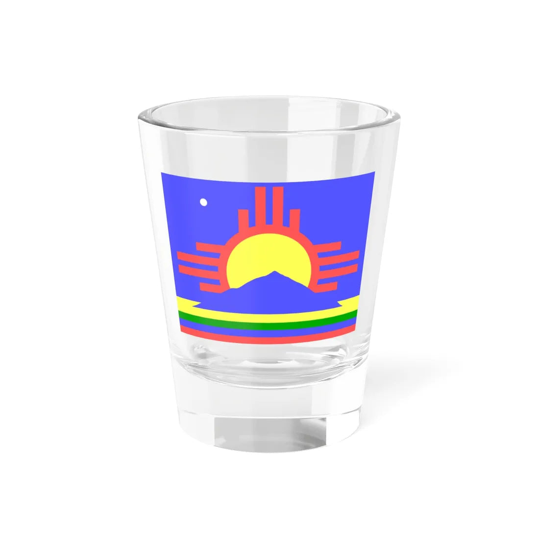 Flag of Roswell New Mexico (Mexico) Shot Glass 1.5oz 1.5oz - Go Mug Yourself
