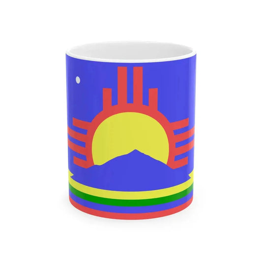 Flag of Roswell New Mexico (Mexico) White Coffee Mug 11oz - Go Mug Yourself
