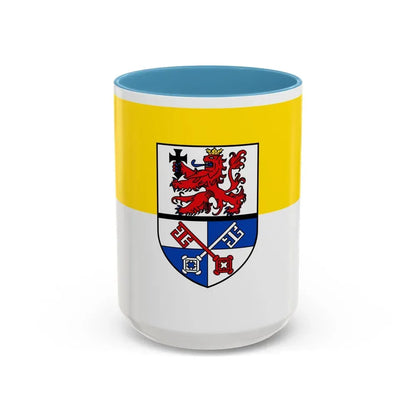 Flag of Rotenburg Germany - Accent Coffee Mug 15oz Light Blue - Go Mug Yourself