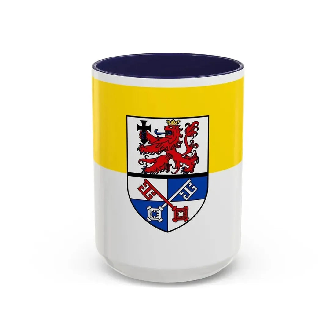 Flag of Rotenburg Germany - Accent Coffee Mug 15oz Navy - Go Mug Yourself