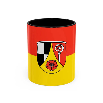 Flag of Roth Germany - Accent Coffee Mug 11oz Black - Go Mug Yourself