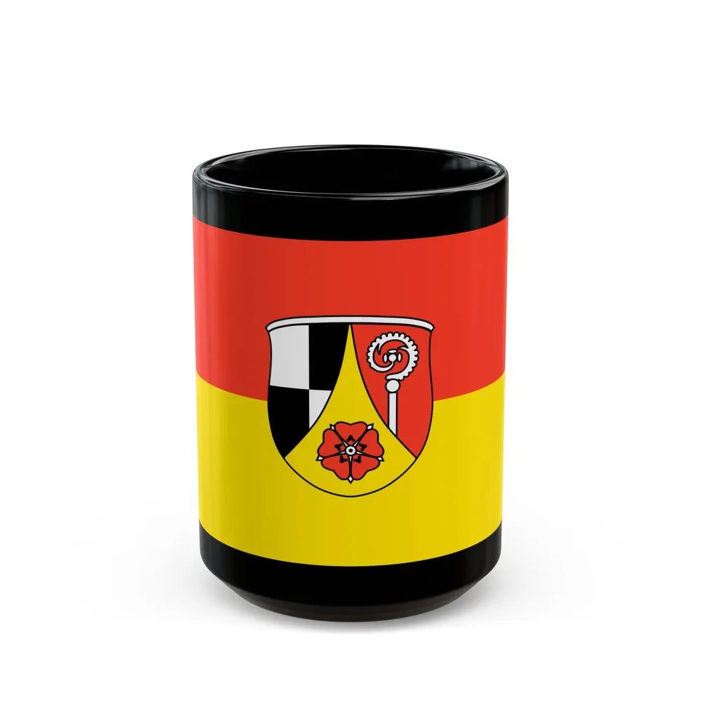 Flag of Roth Germany - Black Coffee Mug-15oz-Go Mug Yourself