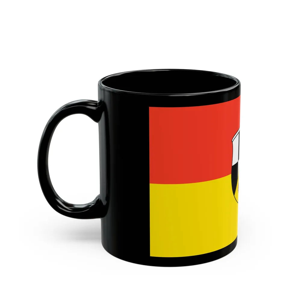 Flag of Roth Germany - Black Coffee Mug-Go Mug Yourself