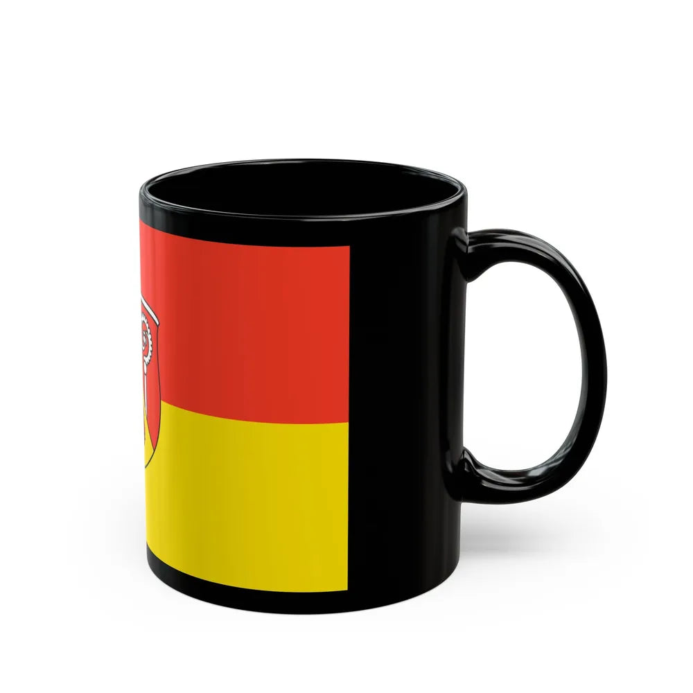 Flag of Roth Germany - Black Coffee Mug-Go Mug Yourself