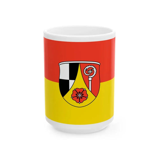Flag of Roth Germany - White Coffee Mug 15oz - Go Mug Yourself