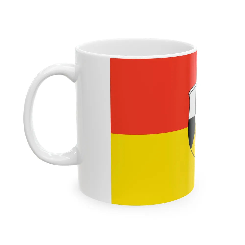 Flag of Roth Germany - White Coffee Mug-Go Mug Yourself