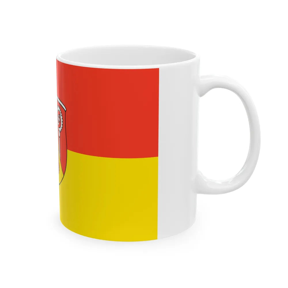 Flag of Roth Germany - White Coffee Mug-Go Mug Yourself