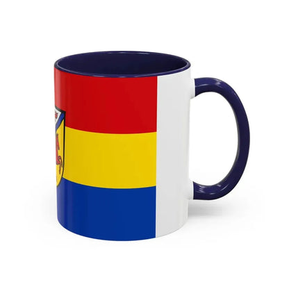 Flag of Rottal Inn Germany - Accent Coffee Mug - Go Mug Yourself
