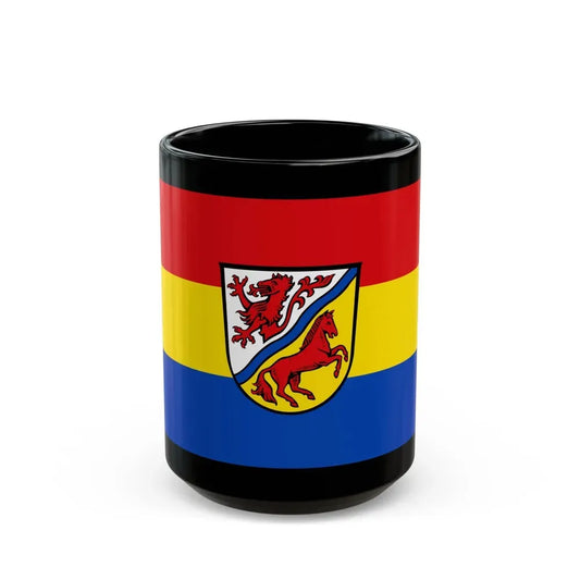 Flag of Rottal Inn Germany - Black Coffee Mug 15oz - Go Mug Yourself