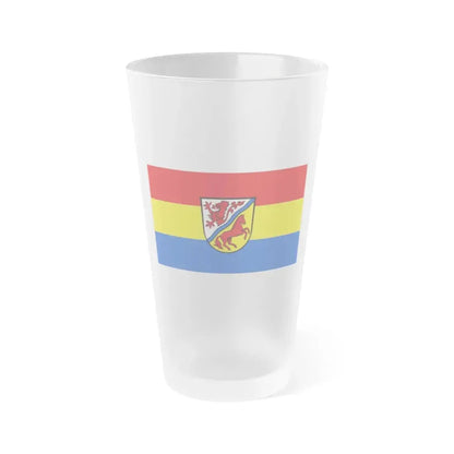 Flag of Rottal Inn Germany - Frosted Pint Glass 16oz 16oz Frosted - Go Mug Yourself