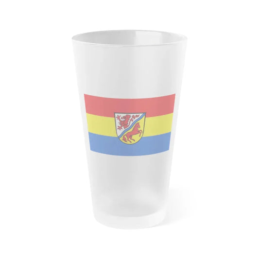 Flag of Rottal Inn Germany - Frosted Pint Glass 16oz 16oz Frosted - Go Mug Yourself