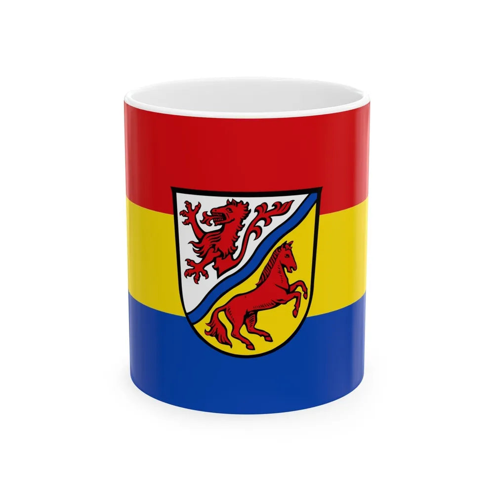 Flag of Rottal Inn Germany - White Coffee Mug-11oz-Go Mug Yourself