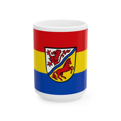 Flag of Rottal Inn Germany - White Coffee Mug-15oz-Go Mug Yourself